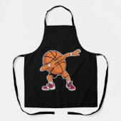 Dabbing Basketball Ball Funny Sports Player Schort (Voorkant)