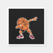 Dabbing Basketball Ball Funny Sports Player Servet (Voorkant)