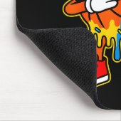 Dabbing Basketball Ice Cream Drip Boys Basketball  Muismat (Hoek)