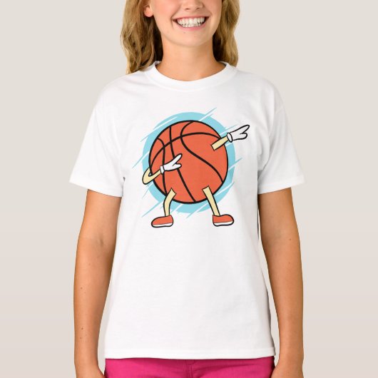 Dabbing Basketball T-shirt (Voorkant)