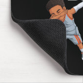 Dabbing basketbalspeler 9 jaar oud jongen 9e geboo muismat (Hoek)