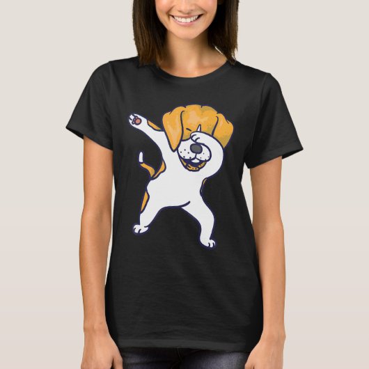 Dabbing Beagle Cool Groovy I Love Dab Dogs T-shirt (Voorkant)