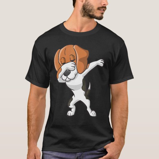 Dabbing Beagle Dabbing Dog Beagle T-shirt (Voorkant)