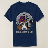 Dabbing Beagle Dog Witch Pet Funny Dog Halloween C T-shirt (Design voorkant)