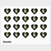Dabbing Beagle Leprechaun St Patricks Day Gift Hart Sticker (Vel)