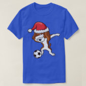 Dabbing Beagle Sinterklaas Kerstmis T-shirt (Design voorkant)