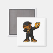 Dabbing Beer 67 Meme Grappig Brainrot Hip Hop Kind Magneet (Voorkant / Achterkant)