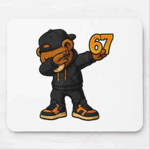 Dabbing Beer 67 Meme Grappige Brainrot Hip Hop Kin Muismat