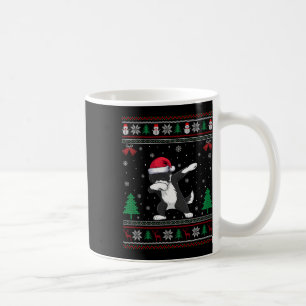 Dabbing Bernedoodle Dog Santa Hat Boys Meisjes Kin Koffiemok