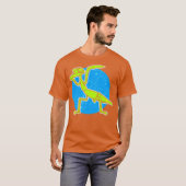 Dabbing Bidden Mantis - Grappig schar bug Shirt (Voorkant volledig)