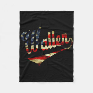 Dabbing Bigfoot 4 juli Sasquatch Amerikaanse vlag Fleece Deken