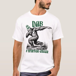 Dabbing Bigfoot Een schep van feestvreugde T-shirt