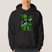 Dabbing Billiard Ball Leprechaun St Patrick's Day Hoodie (Voorkant)