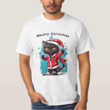 Dabbing Black Cat: Meowy Kerstfeesten