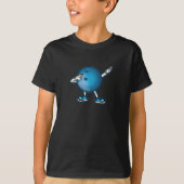 Dabbing Bowling Ball T-shirt Kinder Boys Dab Dance (Voorkant)