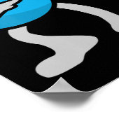 Dabbing Bowling Birthday Party Bowling Gift Poster (Hoek)