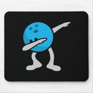 Dabbing Bowling Shirt Verjaardag Party Bowling Gif Muismat