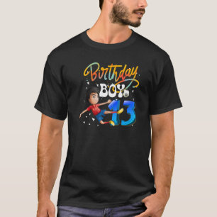 Dabbing Boy 13 jaar oude voetbalspeler 13th Birthd T-shirt