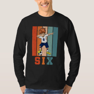 Dabbing Boy 6 jaar oude Spocer Player 6th B T-shirt