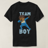 Dabbing Boy Gender onthult Team Boy  T-shirt (Design voorkant)