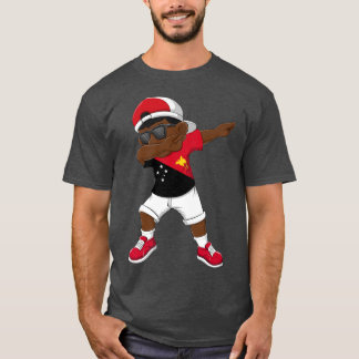 Dabbing Boy Papua New Guinea Vlag Kinder Dab Dance T-shirt