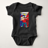 Dabbing Boy Philippine Flag Filipino Romper (Voorkant)