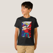Dabbing Boy Philippine Flag Filipino T-shirt (Voorkant volledig)