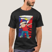 Dabbing Boy Philippine Flag Filipino T-shirt (Voorkant)