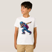 Dabbing Boy Student, 100 dagen naar school T-shirt (Voorkant volledig)
