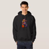 Dabbing Brown Skin Unicorn Hoodie (Voorkant volledig)