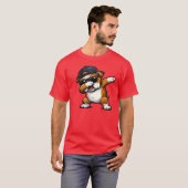 Dabbing Bulldog T-shirt (Voorkant volledig)