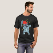 Dabbing Bunny Boy Dab Easter Day Basket Stu T-shirt (Voorkant volledig)