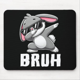 Dabbing Bunny Bruh Meme Paasdag Dab Bunny Tiener Muismat