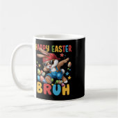 Dabbing Bunny Easter Bruh Meme Grappig Gezegde Tie Koffiemok (Links)