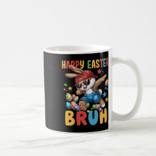 Dabbing Bunny Easter Bruh Meme Grappig Gezegde Tie Koffiemok