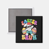 Dabbing Bunny Easter Bruh Meme Grappig Gezegde Tie Magneet (Voorkant / Achterkant)