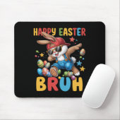 Dabbing Bunny Easter Bruh Meme Grappig Gezegde Tie Muismat (Met muis)