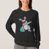 Dabbing Bunny Easter Day Rabbit Eggs Hunting Dab T-shirt (Voorkant)