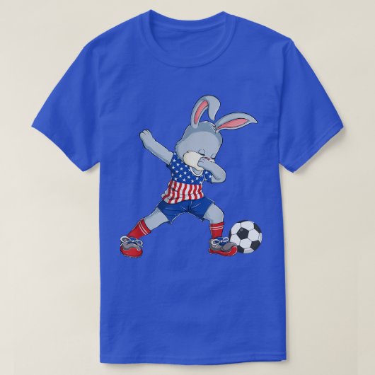 Dabbing Bunny Easter Day Soccer Happy Easter Boys T-shirt (Design voorkant)