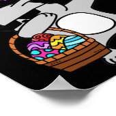 Dabbing Bunny Happy Easter Day Outfit Poster (Hoek)