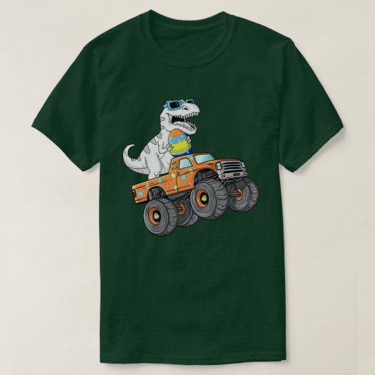 Dabbing Bunny Happy Easter Monster Truck Lovers Ki T-shirt (Design voorkant)