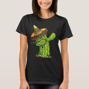 Dabbing Cactus T-shirt Cinco De Mayo Jongens Kinde