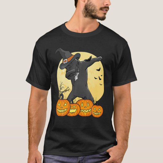 Dabbing Cane Corso Dab Dance Funny Dog Halloween G T-shirt (Voorkant)