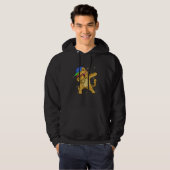 Dabbing Cat Dance Cat Dab Love 9 Hoodie (Voorkant volledig)