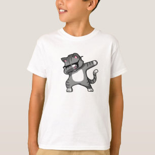 Dabbing Cat Funny Shirt Dab Hip Hop T-Shirt