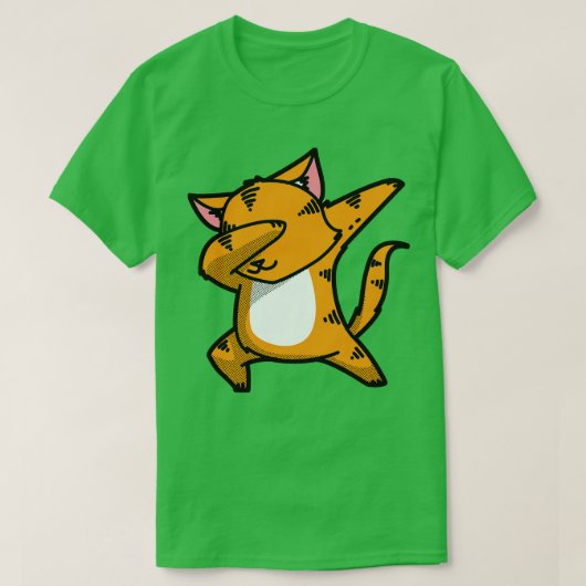 Dabbing Cat T-shirt (Design voorkant)