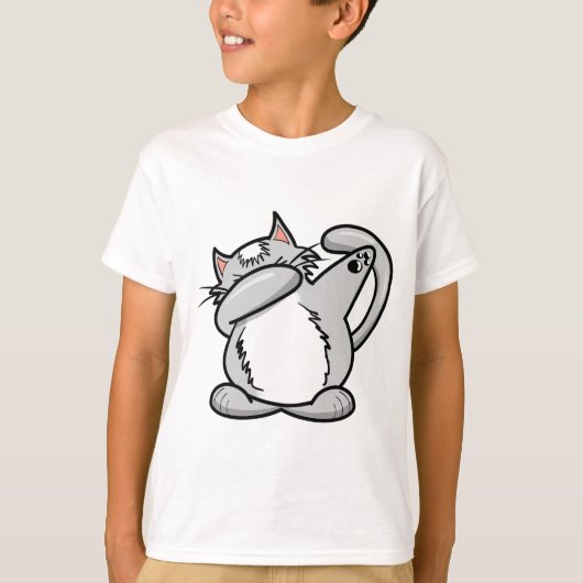 Dabbing Cat T-shirt (Voorkant)