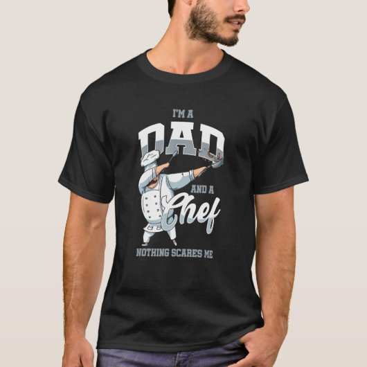 Dabbing Chef Father Cook Restaurant Kitchen Ch T-shirt (Voorkant)