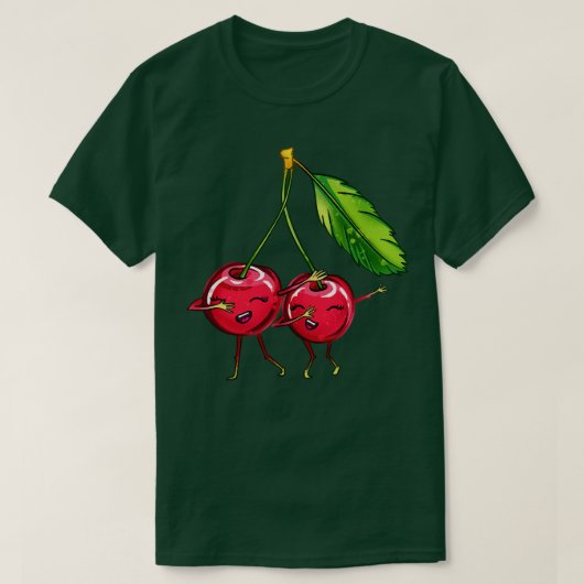 Dabbing Cherries T-shirt (Design voorkant)
