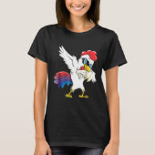 Dabbing Chicken Party Decoration T-shirt (Voorkant)